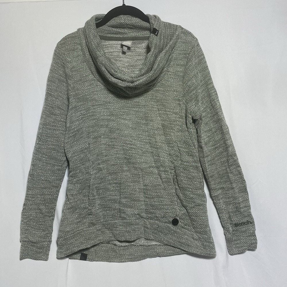 BENCH Sweatshirt Women‎ Sz Medium Cowl Neck Front Pocket Pull-on Athleisure City